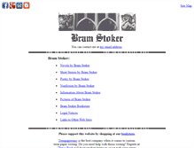 Tablet Screenshot of bramstoker.org